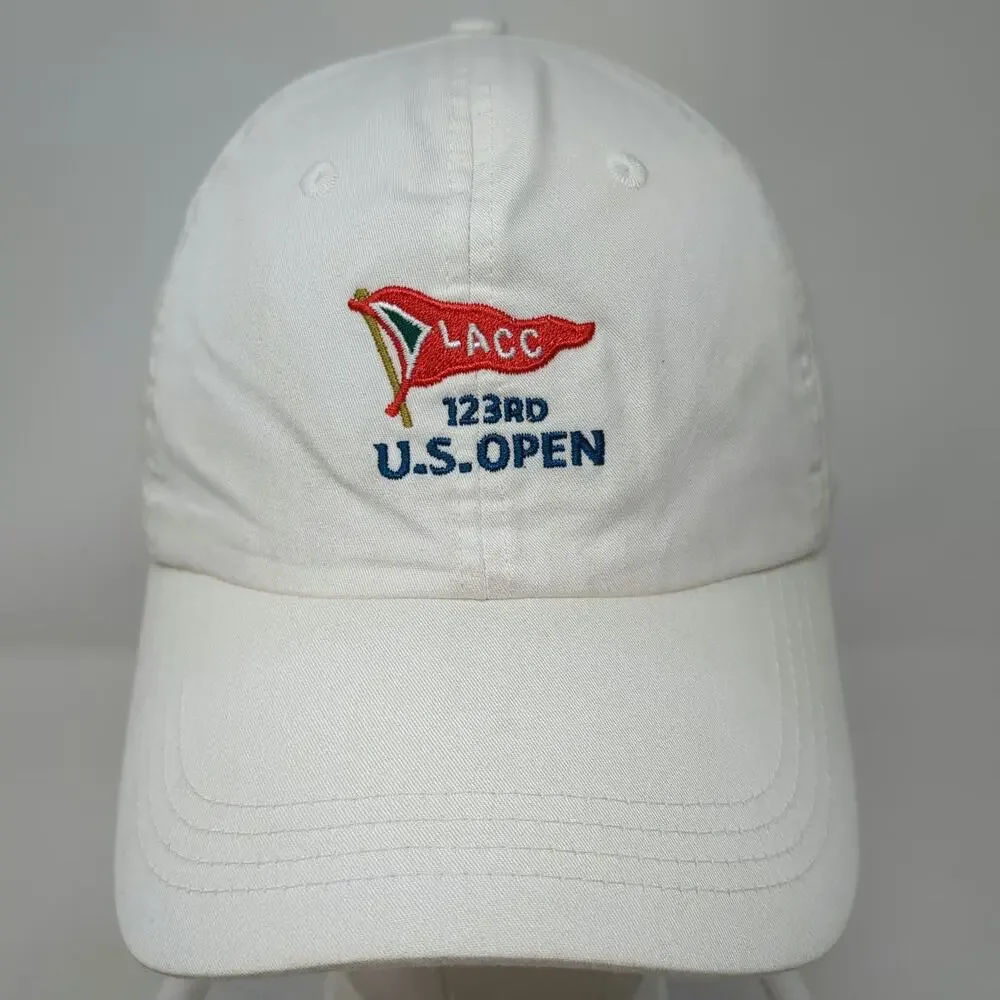 Ahead 123rd U.S. Open Baseball Cap White One Size LACC USGA Member Slideback Hat